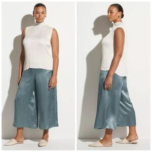 Vince. wide culottes in azure stone - 22 nwot